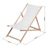 Liegestuhl "Chillout" natur | ohne Werbeanbringung | Nicht verfügbar | Nicht verfügbar