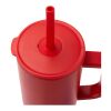 Brady 900 ml RCS-zertifizierter Isolierbecher mit Silikon Trinkhalm rot