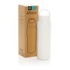 Aviana™ Rowan RCS recycelte Wasserflasche 470ml weiß | ohne Werbeanbringung | Nicht verfügbar | Nicht verfügbar