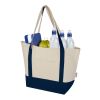 Sam 320 g/m² Tragetasche aus GRS recycelter Baumwolle Standard | navy-natur | ohne Werbeanbringung | Nicht verfügbar | Nicht verfügbar | Nicht verfügbar