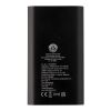 Juice 4000 mAh Typ-C kabellose Powerbank aus recyceltem Aluminium  schwarz