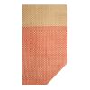 Rhythm große Strohpapier Tragetasche mit Reißverschluss, 21 l Brick