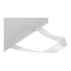 Smartfold Papiertüte, 230 g/m², mit Bandgriffen und matter Laminierung – 24 x 10 x 32 cm weiß