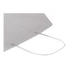 Kraft Papiertüte aus 120 g/m² Kraftpapier mit gedrehten Tragegriffen – 18 x 9 x 23 cm weiß
