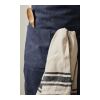 VINGA Tome Schürze aus GRS recyceltem Canvas navy blau