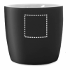 COMANDER. Keramikbecher mit glänzender Oberfläche, 370 ml Schwarz | ohne Werbeanbringung | Nicht verfügbar | Nicht verfügbar | Nicht verfügbar