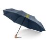 RIVER. Faltbarer Regenschirm aus recyceltem Polyester (100% rPET) 190T Pongé mit automatischer Öffnung und Schließung Schwarz | ohne Werbeanbringung | Nicht verfügbar | Nicht verfügbar | Nicht verfügbar