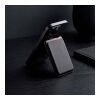 Hilbert 2-in-1 Kartenetui und Smartphone-Ständer aus veganem Leder Schwarz