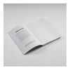 Austen A5 Notizbuch mit Hanfeinband. 196 Seiten aus 80gsm recy.Papier Pastel Weiß | ohne Werbeanbringung | Nicht verfügbar | Nicht verfügbar | Nicht verfügbar