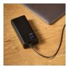 Hertz Powerbank aus rABS mit 30000 mAh. LED-Anzeige. Lädt auch Laptops Schwarz | ohne Werbeanbringung | Nicht verfügbar | Nicht verfügbar | Nicht verfügbar