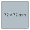 Haftnotizblock Basic 72 × 72 mm Format quadratisch 72 × 72 mm | ohne Werbeanbringung | 50.0