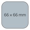 Haftnotizblock Plus Round Ecken abgerundet 4C-Quality