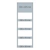 4-Monatskalender Mehrblock Quadro Light 4 mehrsprachig Hellgrau | 330 × 900 mm | ohne Werbeanbringung | Nicht verfügbar | Nicht verfügbar | Nicht verfügbar | Deutschland (D/GB/F/E)