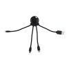 2087 | Xoopar Octopus Charging cable Schwarz | ohne Werbeanbringung | Nicht verfügbar | Nicht verfügbar | Nicht verfügbar