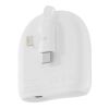 Xoopar ICE-R Einziehbares USB-C- und Lightning-Kabel 60 W 1 Meter Weiss | 1-farbiger Tampondruck | Seite 1 | 28 mm x 28 mm