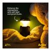 Aqiila Soundbird B10 Bluetooth-Lautsprecher mit Beleuchtung und Powerbank Schwarz