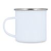 Emaille Becher 350ml Weiss | ohne Werbeanbringung | Nicht verfügbar | Nicht verfügbar