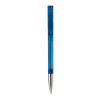 Kugelschreiber Nash Transparent mit Metallspitze Blau Weiss-Blau Weiss | 1-farbiger Siebdruck | 90° vom Clip | 42 mm x 25 mm | Nicht verfügbar
