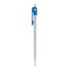 Kugelschreiber Futurepoint Hardcolour Weiss-Hellblau | 1-farbiger Siebdruck | 180° vom Clip | 50 mm x 25 mm | Nicht verfügbar