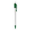 Kugelschreiber Baron Colour Hardcolour Weiss-Grün | 1-farbiger Siebdruck | 180° vom Clip | 45 mm x 25 mm | Nicht verfügbar