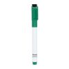 Whiteboard-Marker mit Magnet und Wischer Grün | ohne Werbeanbringung | Nicht verfügbar | Nicht verfügbar