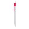 Kugelschreiber Kuma Hardcolour Weiss-Rosa | 1-farbiger Siebdruck | in Verlängerung vom Clip | 45 mm x 25 mm | Nicht verfügbar