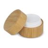 Lipbalm rund Bambus Natur | Gravur | Oberseite | Ø 35 mm