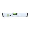 Aluminium-Wasserwaage 30 cm Weiss | 1-farbiger Tampondruck | Seite 1 | 65 mm x 30 mm
