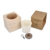 FSC-Holzpflanzgefäß-Set – Mint Natur | ohne Werbeanbringung | Nicht verfügbar | Nicht verfügbar