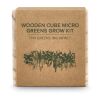 FSC-Holzpflanzgefäß-Set – Microgreens Natur | ohne Werbeanbringung | Nicht verfügbar | Nicht verfügbar