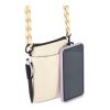 Crossbody Beutel mit Paracord Gurt Beige | Digital Transferdruck | Fach | 50 mm x 70 mm