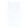 R-PET-Schnelltrocknungshandtuch 40 × 80 cm mit Beutel, Sublimationsdruck. Blau Weiss