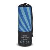 R-PET-Schnelltrocknungs-Strandtuch 100 × 180 cm, Sublimationsdruck Blau Weiss