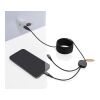 Terra 3 Meter 4-in-1-Kabel aus RCS recyceltem PET grau | ohne Werbeanbringung | Nicht verfügbar | Nicht verfügbar
