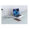 Terra 100W RCS-Kabel mit zwei USB-C-Ausgängen schwarz-grau