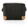 Impact AWARE™ XL RPET Two-Tone Kühltasche mit Korkdetail schwarz | ohne Werbeanbringung | Nicht verfügbar | Nicht verfügbar | Nicht verfügbar