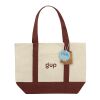 SHOP LOCAL AWARE™ Tasche aus recycelter Baumwolle, 350g/m² burgunderrot