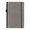 A5 FSC® Deluxe Hardcover Notizbuch grau | ohne Werbeanbringung | Nicht verfügbar | Nicht verfügbar