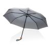 20.5" Impact AWARE™ RPET 190T Pongee Bambus Mini-Schirm grau | ohne Werbeanbringung | Nicht verfügbar | Nicht verfügbar
