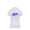 Damen Piqué Cotton Polo weiß | S