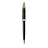 Parker SONNET Stift mattschwarz mit Palladium-Verzierungen gold