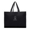 VINGA Hilo AWARE™ Maxi-Tasche aus recyceltem Canvas schwarz | ohne Werbeanbringung | Nicht verfügbar | Nicht verfügbar | Nicht verfügbar