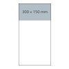 4-Monatskalender Einblatt Logic 4 Post A EXPRESS Design-Kalendarium Blau | 300 × 600 mm | ohne Werbeanbringung