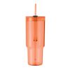 Trinkbecher RPET 1200ml transparent orange | ohne Werbeanbringung | Nicht verfügbar | Nicht verfügbar