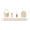 Bade-Set holzfarben