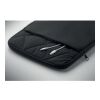 15" Laptop-Hülle Nylon schwarz | ohne Werbeanbringung | Nicht verfügbar | Nicht verfügbar | Nicht verfügbar