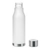 Trinkflasche RPET 600ml transparent weiß | ohne Werbeanbringung | Nicht verfügbar | Nicht verfügbar