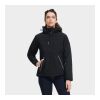 Rock Damen-Softshellparka schwarz | S