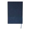 Recyceltes PU-Notizbuch (A5) Elian Blau | ohne Werbeanbringung | Nicht verfügbar | Nicht verfügbar