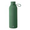 Doppelwandige Trinkflasche aus recyceltem Edelstahl (500 ml) Sena Rot | ohne Werbeanbringung | Nicht verfügbar | Nicht verfügbar